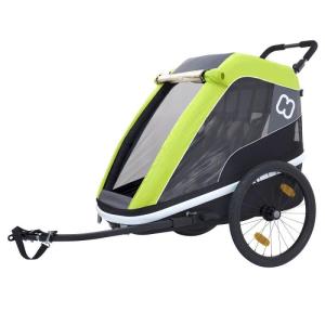 Multifunkčný detský vozík-jednomiestny Hamax AVENIDA TWIN Suspension  šedá/žltá