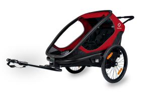 Multifunkčný detský vozík-dvojmiestny Hamax OUTBACK 2022  -červená/čierna