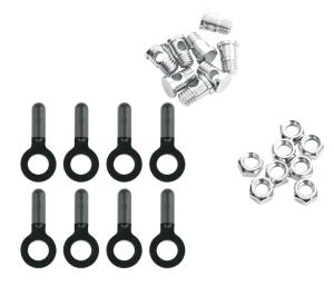 N�hradn� diely pre blatn�ky SKS Set Of Bolts/Nuts/End Caps For Chromoplastics/Bluemels/Lon