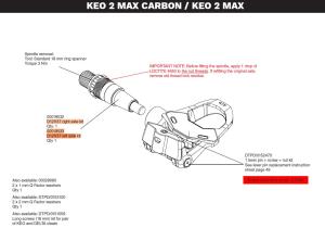 N�hradn� osa LOOK Keo 2 Max D12V37 - Right Axle