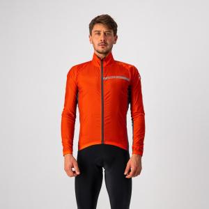 Pnska bunda Castelli 21511 SQUADRA STRETCH 656 erveno oranov -XS