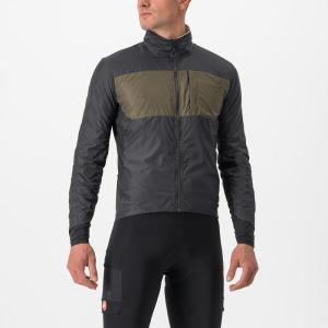 Castelli 21507 UNLIMITED PUFFY 010 ierna/asfalt -XS