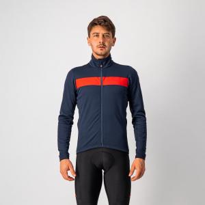 Pnska zimn cyklistick bunda Castelli 21503 RADDOPPIA 3 414 tmav modr -XL