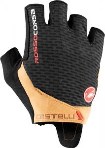 pánske cyklistické rukavice Castelli 21024 ROSSO CORSA PRO 120 čierna/oranž L