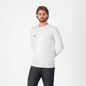 Castelli SLEEVE LOGO LS 001 Biela -M