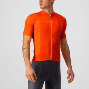 pánsky cyklistický dres s krátkym rukávom Castelli 21021 CLASSIFICA 034 oranžová XXL