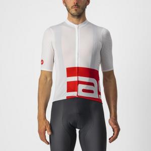 Castelli 22028 DOWNTOWN 123 biela/erven -XXL