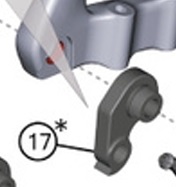 P�tka r�mu LAPIERRE Xelius DRS SRAM AXS version post mount