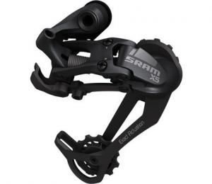 Prehadzovaka SRAM X-5 9-rchlostn dlh vodtko AL, ierna