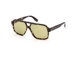 ADIDAS Slnen okuliare ADIDAS Originals OR0066 - Dark Havana / Green Mirror 2022 Dark Hav