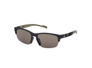 ADIDAS Slunen brle ADIDAS Sport SP0068 Matte Black/Green
