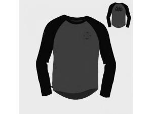 Tri�ko s dlh�m ruk�vom GHOST Full Party Black/White - XL