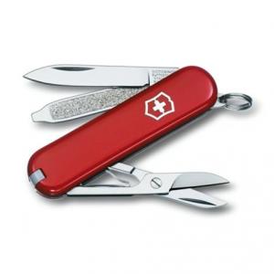 N vreckov Victorinox CLASSIC SD, erven s krkom, v blistri