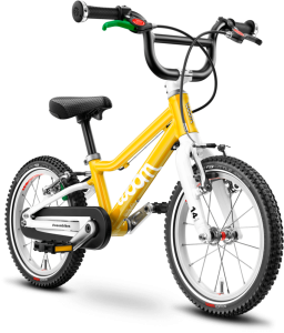 Detský bicykel WOOM 2 žltý 14"