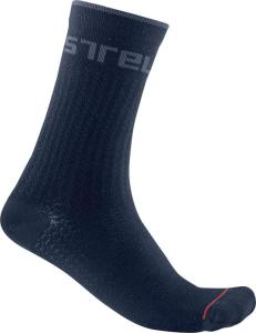 Zimné cyklistické ponožky Castelli 21552 DISTANZA 20 414 tmavá modrá -LX