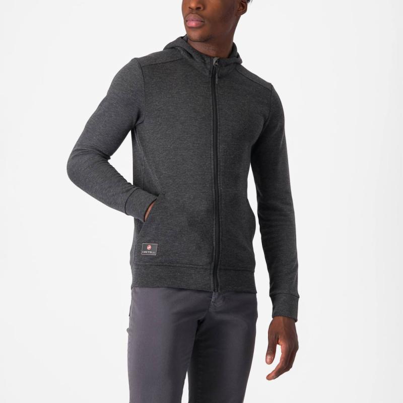 Castelli 23558 MILANO 2 FULL ZIP FLEECE 414 tmavá modrá -M